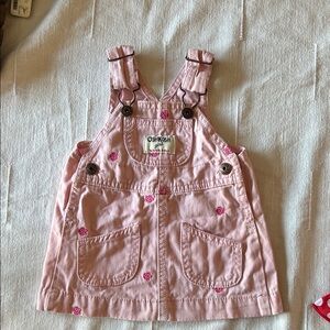 OshKosh Pink Baby Overall Dress